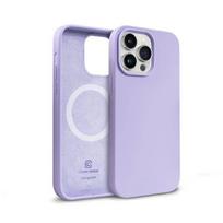 Crong Color Cover Magnetic dėklas, skirtas iPhone 14 Pro Max, suderinamas su MagSafe, violetinis