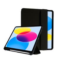 Crong FlexFolio atverčiamas dėklas, skirtas iPad 11" (2025) / iPad 10.9" (2022), su Apple Pencil laikikliu, juodas