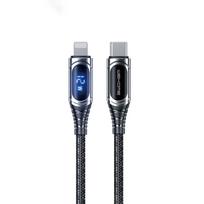 WEKOME WDC-167 Sakin Series USB-C–Lightning įkrovimo ir duomenų laidas, 1 m, PD 20 W, „Tarnish“ spalvos