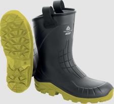 Rubber safety boots Aerotech low S5 CI FO SR, grey/yellow 42, Delta Plus