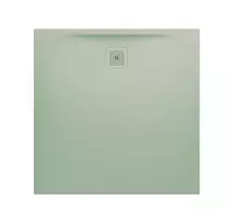 Dušo padėklas Laufen Pro, 100x100cm Marbond kompozitas, super plonas, kvadratinis, šviesiai pilkas, H2119520770001