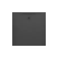 Dušo padėklas Laufen Pro, 90x80cm iš kompozito Marbond, super plonas, stačiakampis, antracitas, H2149500780001