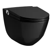 Pakabinamas unitazas su bidė funkcija Laufen CLEANET RIVA, pakabinamas, tiesioginis nuleidimas, Rimfree, sėdynė su SoftClose dangčiu ir QuickRelease mechanizmu, su nuotolinio valdymo pulteliu, H8206910200001