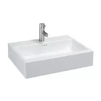 Praustuvas Laufen Living, montuojamas ant stalviršio, šlifuotas dugnas, 60 × 46 cm, baltas, H8174340001041