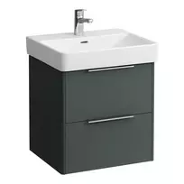 Vonios kambario spintelė Laufen Base, 2 stalčiai, (tinka praustuvui H810962), 52 × 52 × 44 cm pilka, H4021721102661