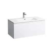 Vonios kambario spintelė Laufen Pro S, su praustuvu, 120 × 53 × 50 cm, balta, H8609674751041