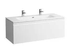 Vonios kambario spintelė Laufen Pro S, su praustuvu, 120 × 53 × 50 cm, balta, H8609674751071