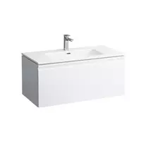 Vonios kambario spintelė Laufen Pro S, su praustuvu, 100 × 50 cm, balta matinė, H8609654631041
