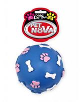 PET NOVA DOG LIFE STYLE Kamuolys su letenomis ir kaulais 9cm mėlyna