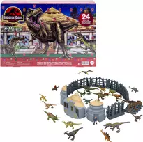 „Mattel“ Advento kalendorius „Jurassic World Minis“ – Dinozaurų sala. Advento kalendorius, rinkinys JLD23