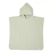 Little Dutch paplūdimio pončo Jacquard Terry, žalia