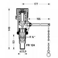 Traukos reguliatorius TRV Honeywell FR 124-3/4AM