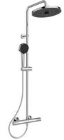 Ideal Standard Ceratherm T25+ dušo sistema su termostatiniu maišytuvu, dušo galva Ø260 mm, rankinis dušas Ø100 mm, chrom