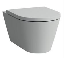 Kartell BY LAUFEN Pakabinamas WC Rimless, pilkas matinis be dangčio H8913337590001