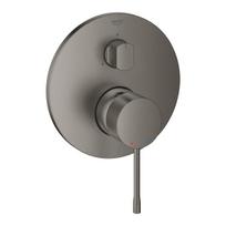 Virštinkinė vonios/dušo maišytuvo dalis Essence, 3 padėčių, brushed hard graphite