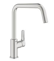 Plautuvės maišytuvas, Eurosmart, vienos rankenėlės,  1/2, supersteel spalva