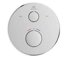 Ideal Standard Ceratherm 100 potinkinio termostatinio vonios/dušo maišytuvo virštinkinė dalis, apvali, chromas