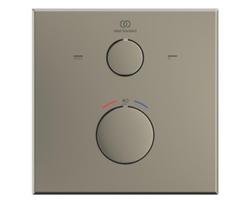 Ideal Standard Ceratherm 100 potinkinio termostatinio vonios/dušo maišytuvo virštinkinė dalis, kvadratinė,silver storm s
