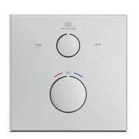 Ideal Standard Ceratherm 100 potinkinio termostatinio vonios/dušo maišytuvo virštinkinė dalis,kvadratinė, chromas