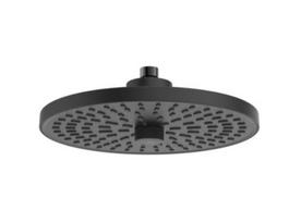 Idealrain Alu+ lietaus dušo galva Ø260 mm, 2 srovės funkcijos (SilkRain ir Rain),EasyClean.12 l/min, matinė juoda