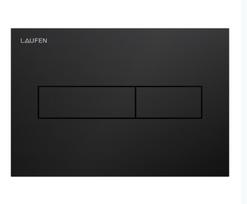 Nuleidimo mygtukas INEO HORIZON, Dual Flush, juodas matinis