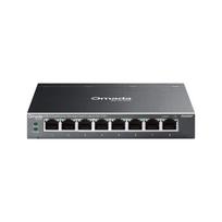 Omada 8-Port Gigabit Easy Managed Switch with 8-Port PoE+, TP-Link, ES208GP, 8× 10/100/1000Mbps, Be ventiliatoriaus, 64W PoE biudžetas, 16Gbps perjungimo talpa