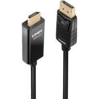 Lindy Vaizdo kabelis 40926, 2 m, DisplayPort į HDMI, 4K@60Hz, HDR, 2160p, RoHS