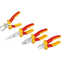 Bosch VDE replių rinkinys 1600A02NG1, 4 vnt., 180mm, 160mm, 200mm, 1000V, TPU izoliacija, minkšta rankena