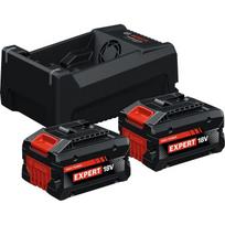 Bosch pradinis rinkinys EXBA18V-55 1600A0373P, 18V, 2x5,5Ah, 8A, Li-ion, greitas įkrovimas