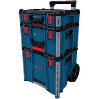 Bosch L-BOXX Contractor Set 3 1600A037DY, 3 dėžės, 559x530x936mm, 19.7kg, 200kg, IP65, vežimėlis, su įžeminimu