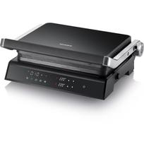Severin KG 2399 kontaktinis grilis, 1800 W, 5 programos, LCD, nuimamos plokštės, 30x22 cm, 230°C