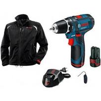Bosch 0615990G1Z belaidžių įrankių rinkinys, 12 V, gręžtuvas GSR 12V-15, 30/15 Nm, 0-400/0-1300 aps./min, 1-10 mm, 20+1