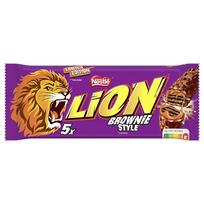 LION Brownie stiliaus šokoladiniai batonėliai (5) 150g