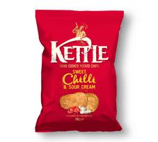KETTLE Saldžiųjų čili bulvių traškučiai 130g