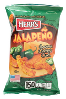 HERR'S Jalapeo sūrio garbanos kukurūzų užkandis 28g