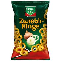 FUNNY-FRISCH kukurūzų žiedai su svogūnų skoniu 80g