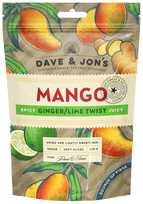 DAVE & JON'S Mango Ginger Lime Twist, džiovintas 100g