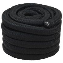 Laivo virvė 4 mm 25 m Juoda