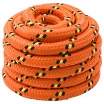 Laivo virvė 4 mm 25 m Oranžinė