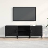 TV spintelių komplektas 150 x 30 x 50 cm Juodas ąžuolas