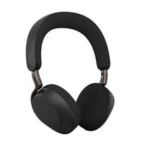 Jabra Evolve3 75 MS Black Wireless Bluetooth Headset including USB-C dongle and wireless charging pad, ANC (Active Noise Cancellation)