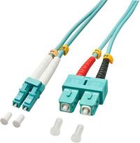 Lindy Patchcord światłowodowy LC/SC OM3 50/125um, Multimode, 2m (46391) | 46391 | 4002888463911