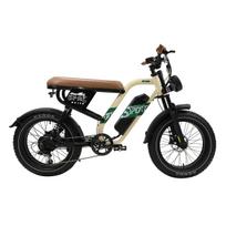 Onesport W66 retro stiliaus elektrinis dviratis