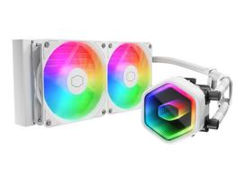 COOLER MASTER MasterLiquid 240 Core II AIO Liquid Cooler 1-pack White 120 mm