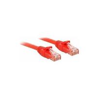 Lindy Patchkabel Cat6 U/UTP rot 0.30m (48030) | 48030 | 4002888480307