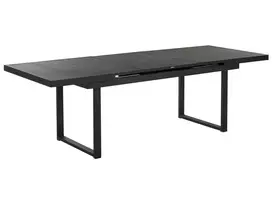 Išskleidžiamas sodo stalas VALCANETTO 180/240 cm 90 cm metalinis juodas
