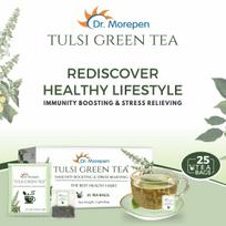 Dr. Morepen Tulsi žalioji arbata (2gm paketėlis 25vnt pakuotė)