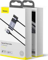 Laidas Baseus CALHZ-01, Lightning/USB Type A/2 x USB Type A Female, 100 cm, juoda sp.