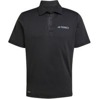 Adidas Terrex Aeroready Outdoor Quick-Dry Sports Polo Shirt Men Tops Black JI8331 S