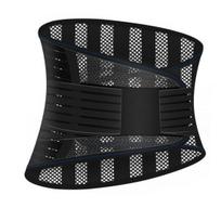 Lumbar Protector Lower Back Brace with Dual Adjustable Straps Breathable Mesh Fitness Support S